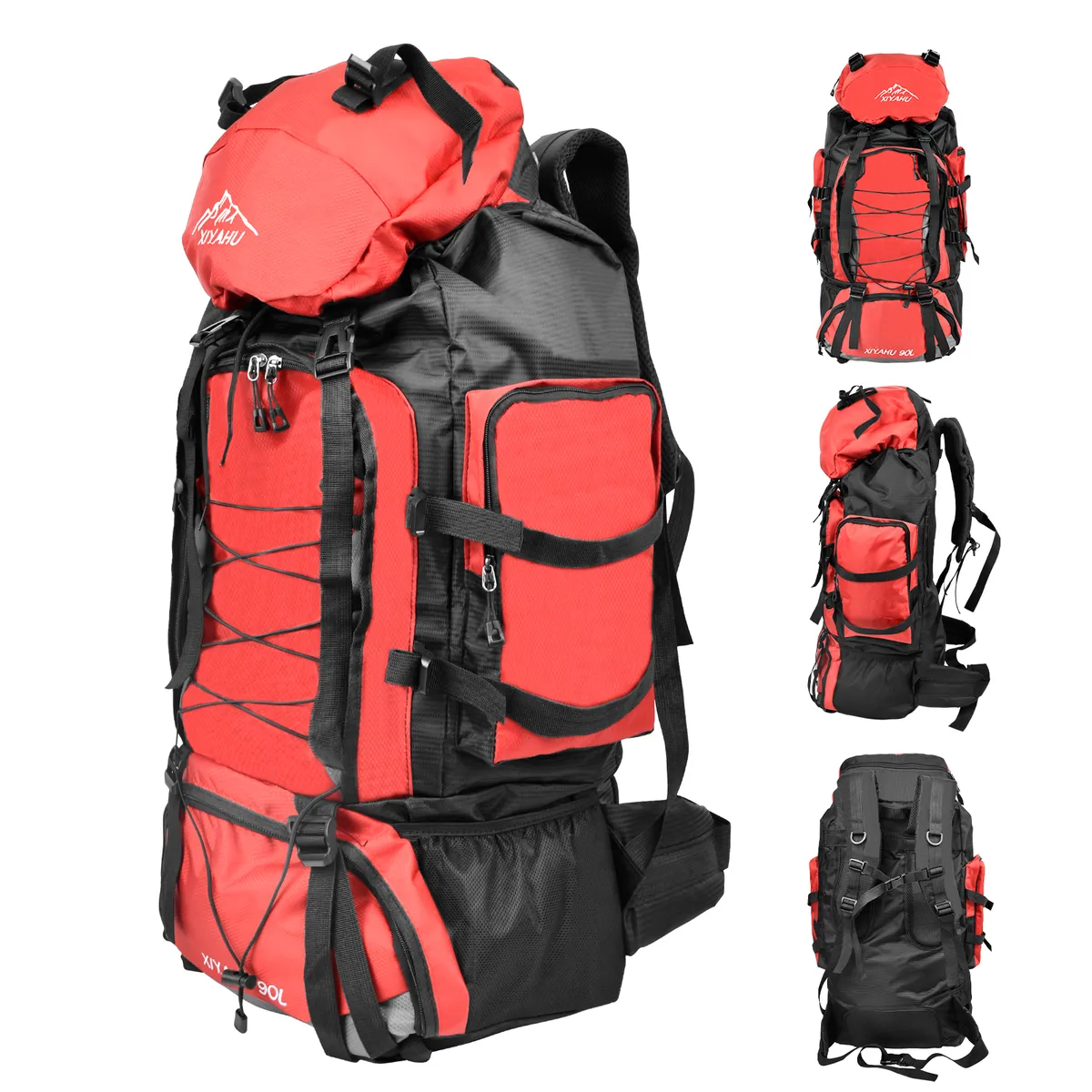AIZO - Mochila Impermeable De 90l Para Camping Trekking Y Viajes