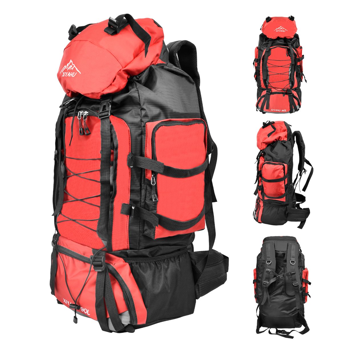 AIZO - Mochila Impermeable De 90l Para Camping Trekking Y Viajes