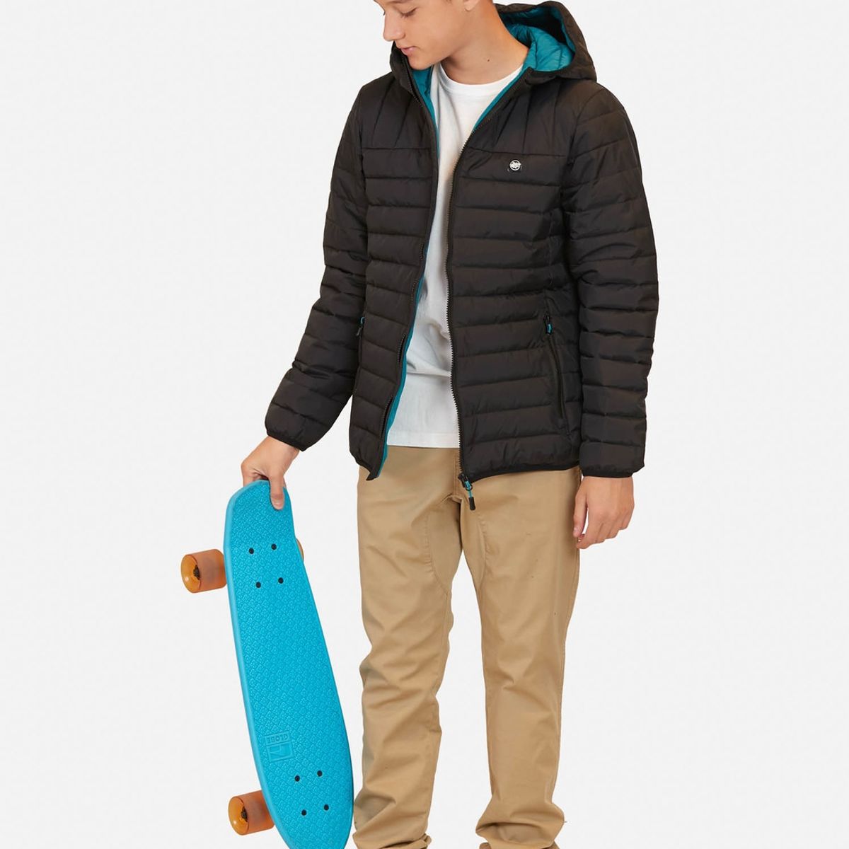 MAUI AND SONS - Parka Puffa Honokaa Young Negro Infantil Maui And Sons