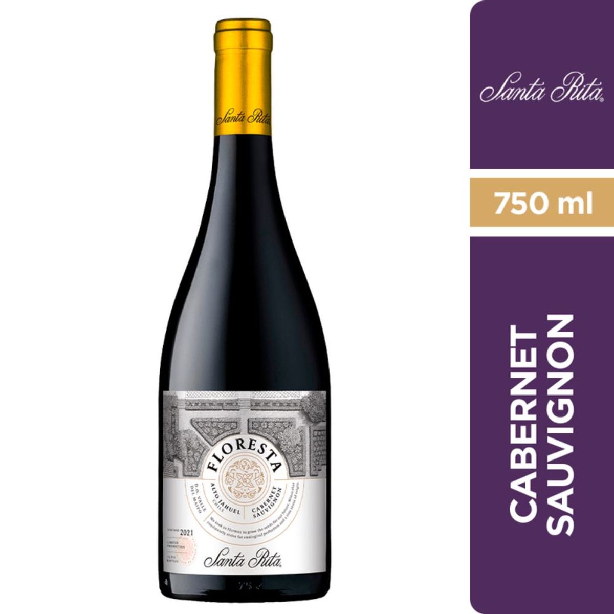 SANTA RITA - Vino Floresta Cabernet Sauvignon 750cc