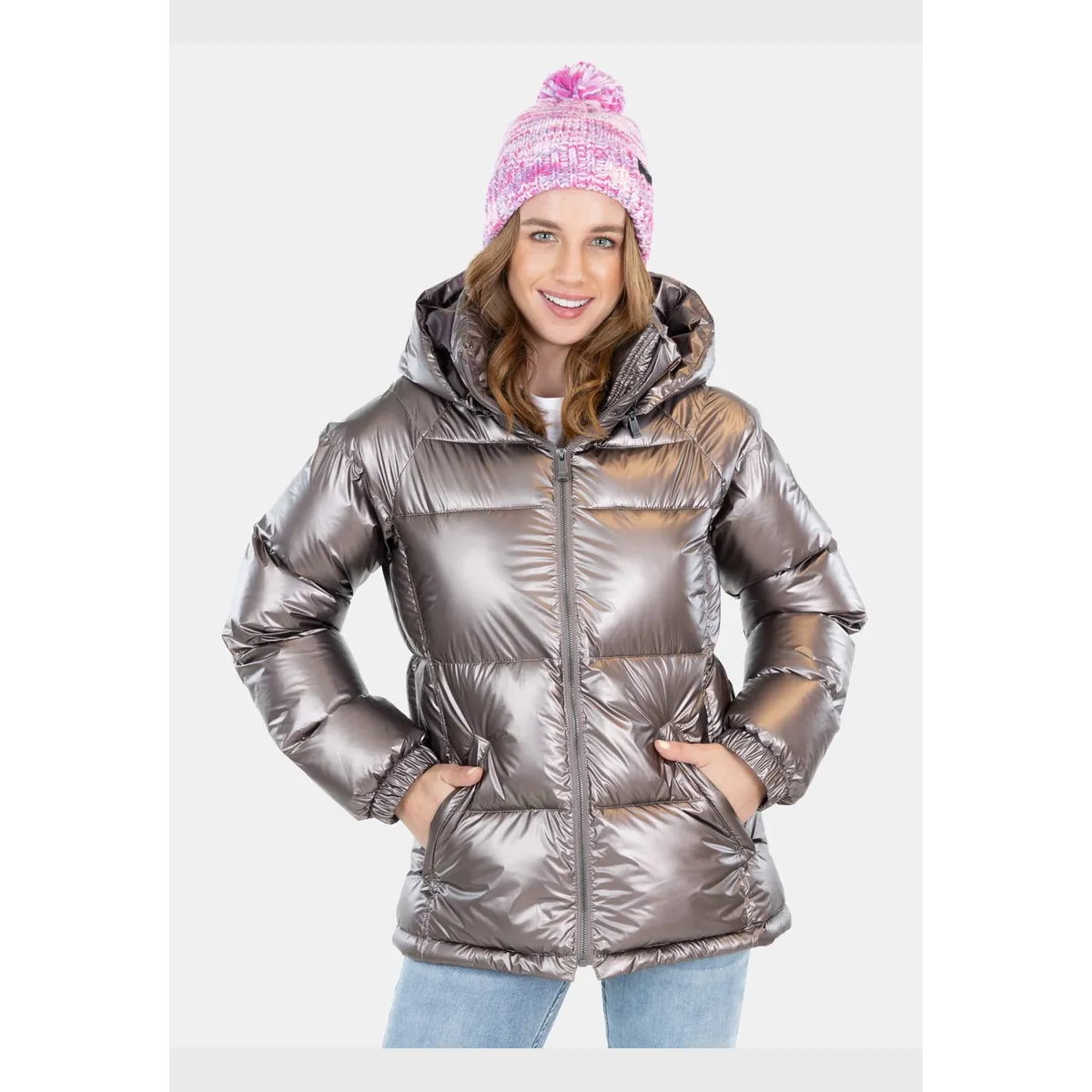 MAUI AND SONS - Parka Clear Waters Rosado Mujer Maui And Sons