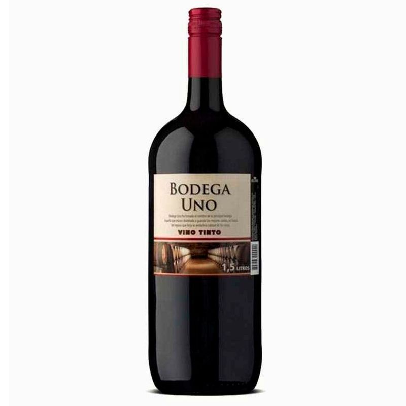 BODEGA UNO - Vino Bodega Uno Tinto Botellón 11,5° 1500cc