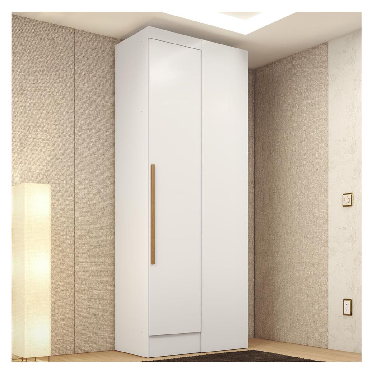 RODLER - Closet Canto Blanco 2 Puertas RODLER