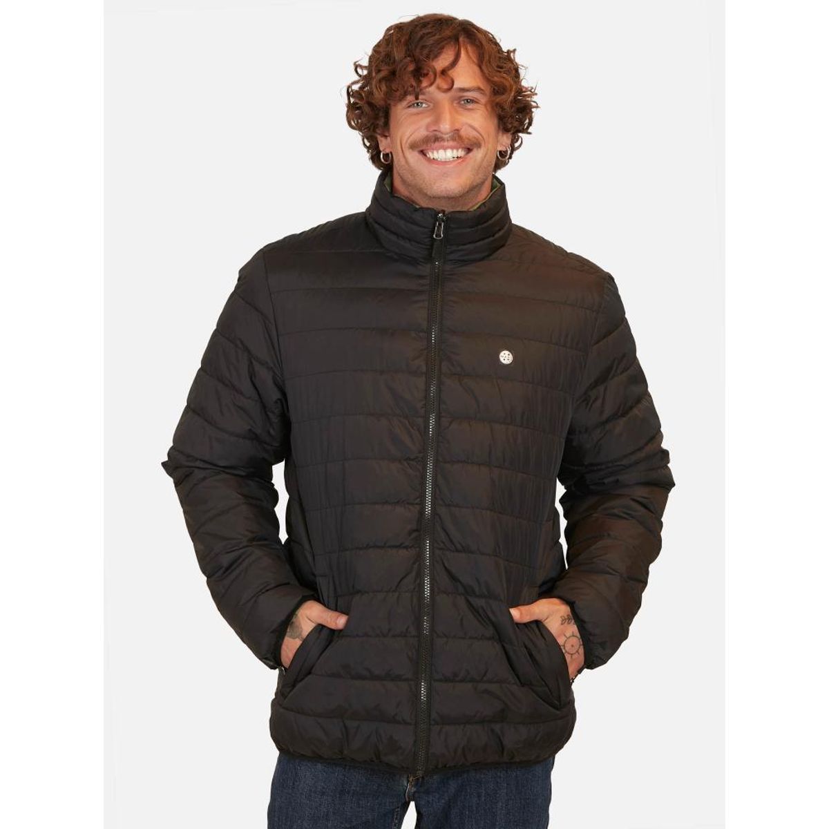 MAUI AND SONS - Parka Puffa Halaula Negro Hombre Maui And Sons - Negro