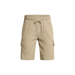 UNDER ARMOUR - Shorts Cargo UA Tech para Niño Café