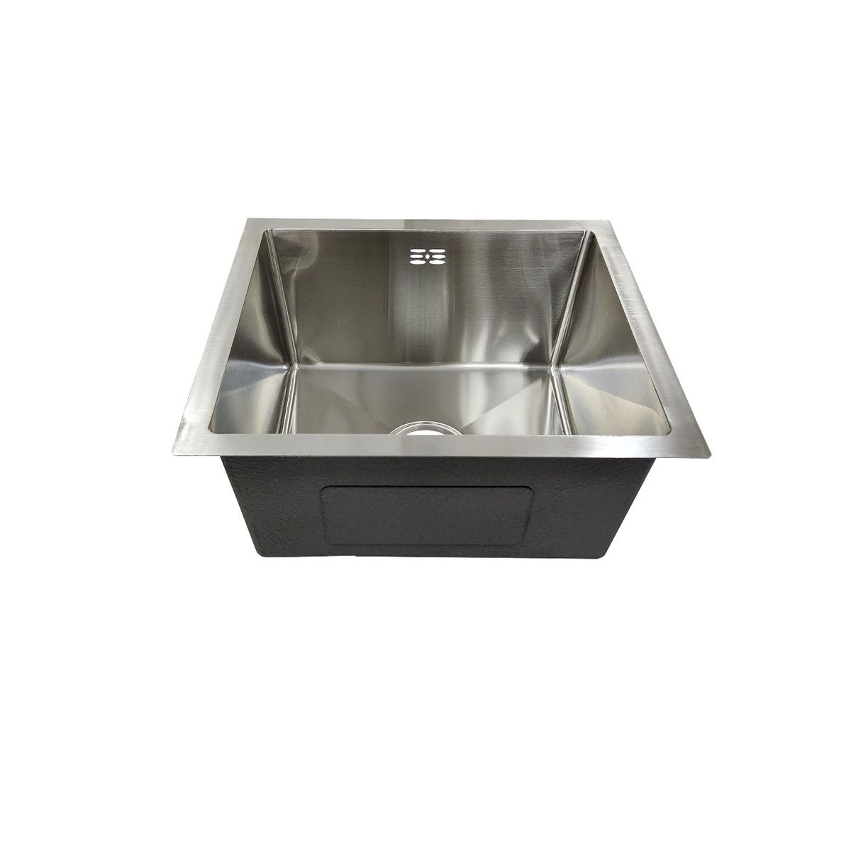 GENERICO - Lavaplatos acero inoxidable 43x43 Deluxe color Silver