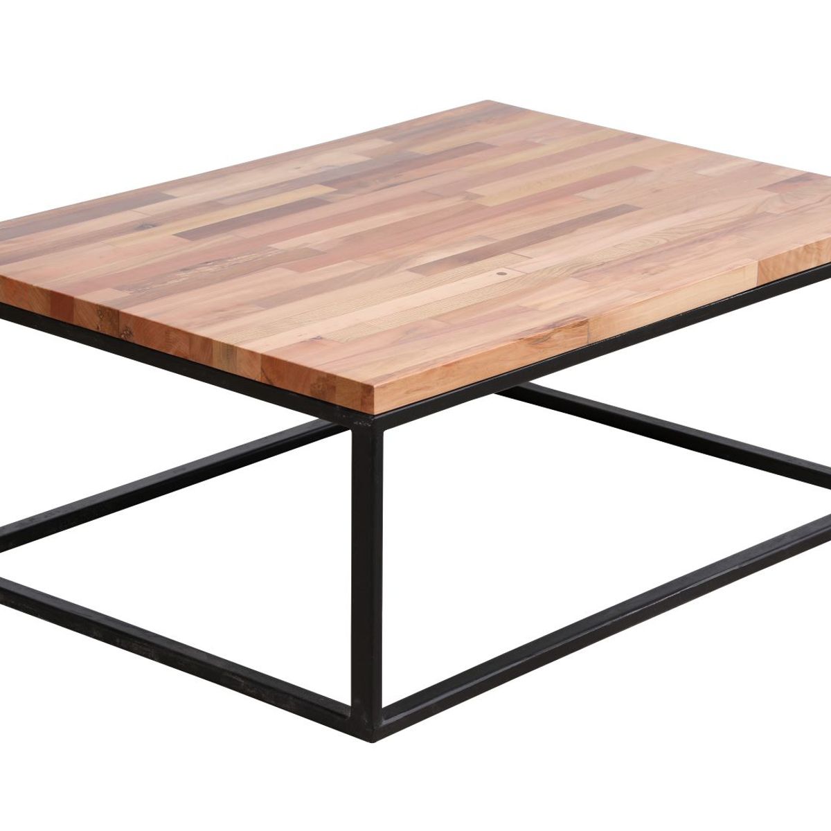 MUEBLES NATIVA - Mesa de Centro Industrial Rustica