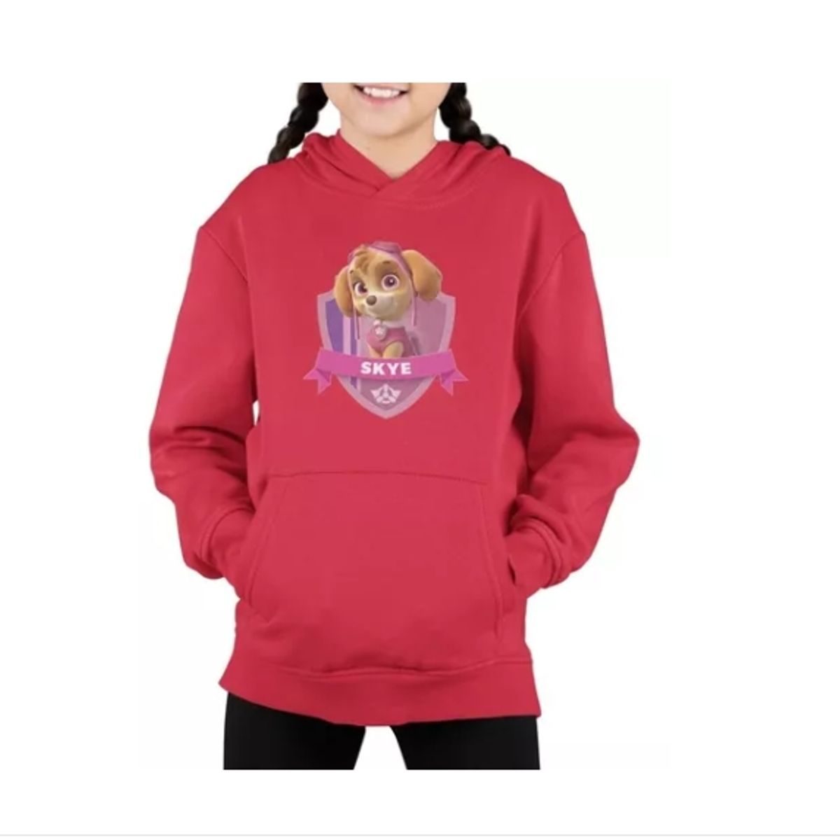 GENERICO - Poleron Niña Sky Paw Patrol Patrulla Canina Estampado Invier