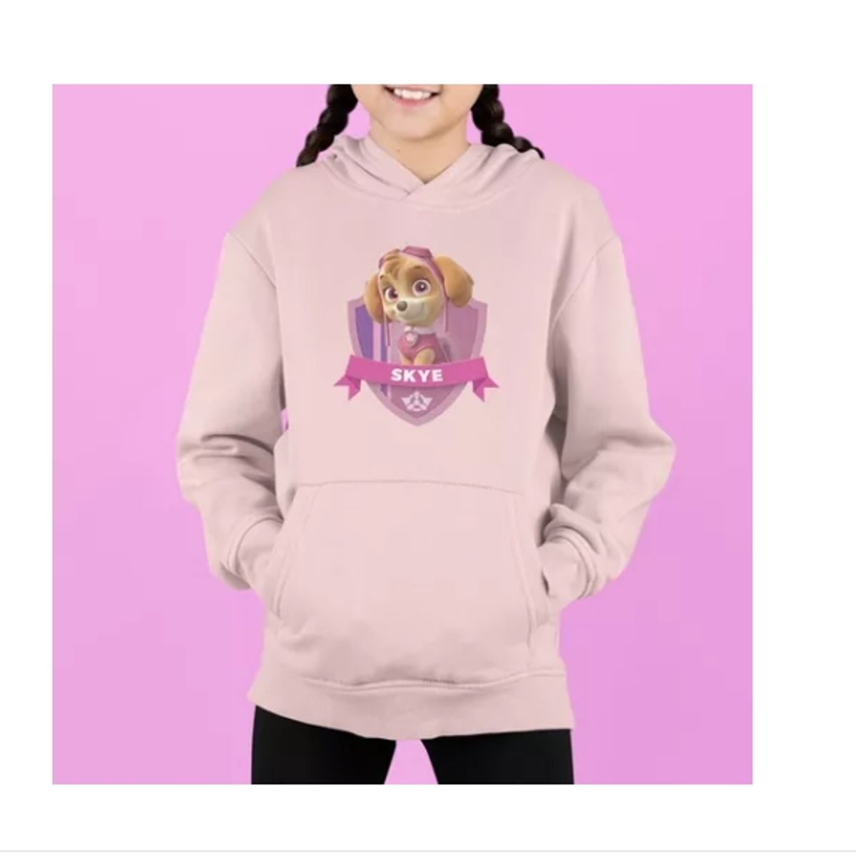 GENERICO - Poleron Niña Sky Paw Patrol Patrulla Canina Estampado Invier