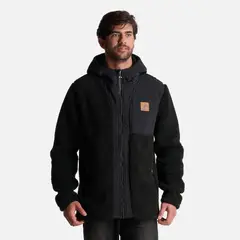 HAKA HONU - Poleron Hombre Porteador Negro