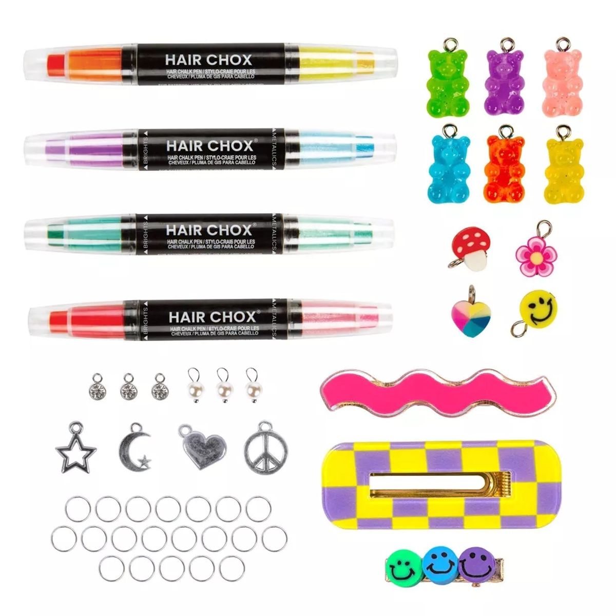 FASHION ANGELS - Set Pinturas Temporales Pelo 4 Lapices Niñas Fashion Angels