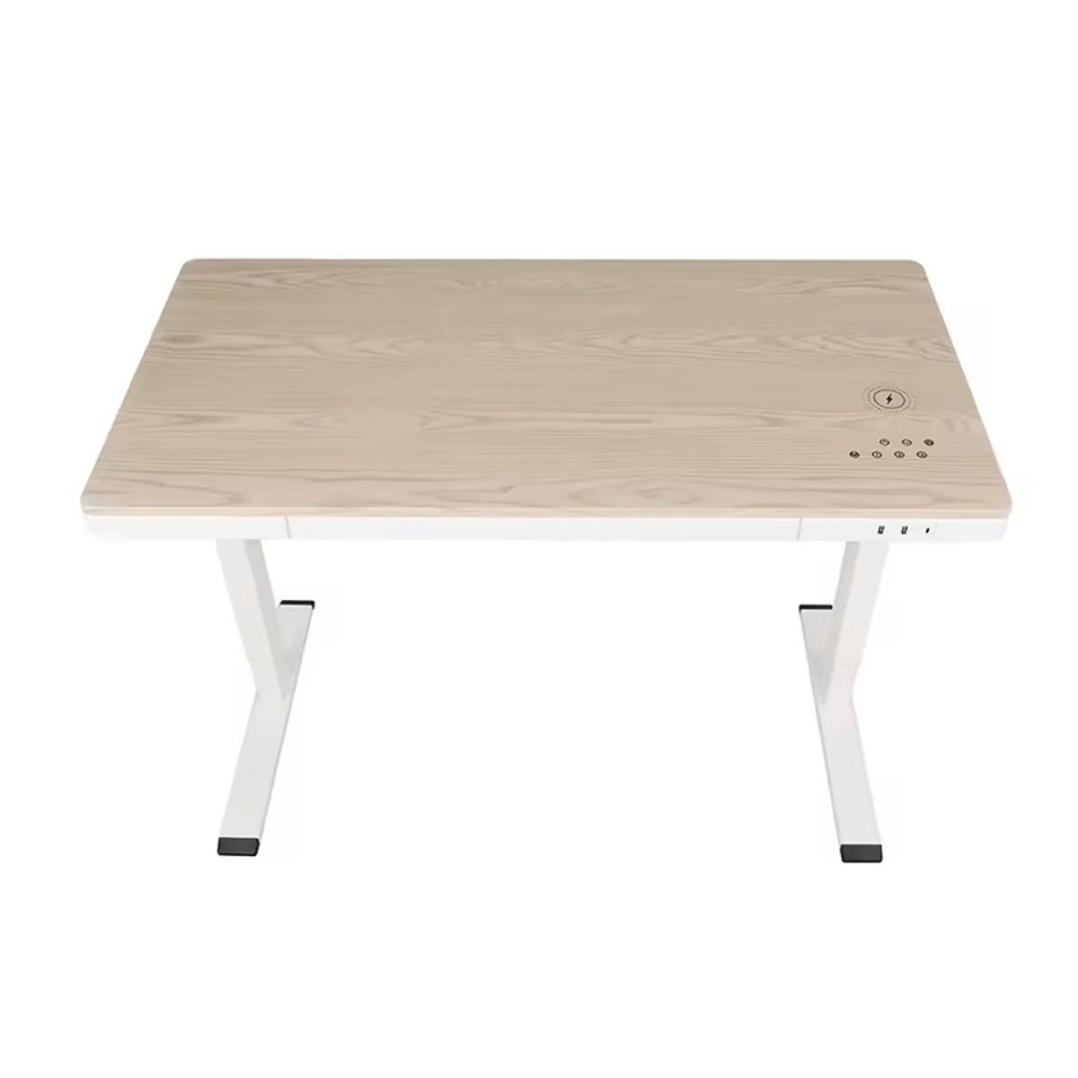 ERGOSTORE - Escritorio Eléctrico superficie Madera Control Inteligente con Cajón