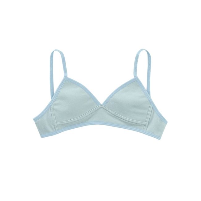 LEONISA - Top básico principiante en algodón para niña 061311 Azul Claro