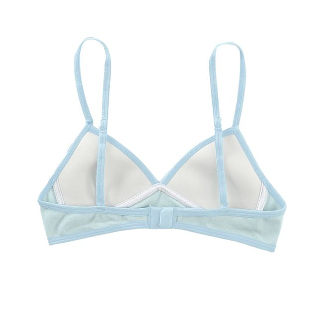 LEONISA - Top básico principiante en algodón para niña 061311 Azul Claro