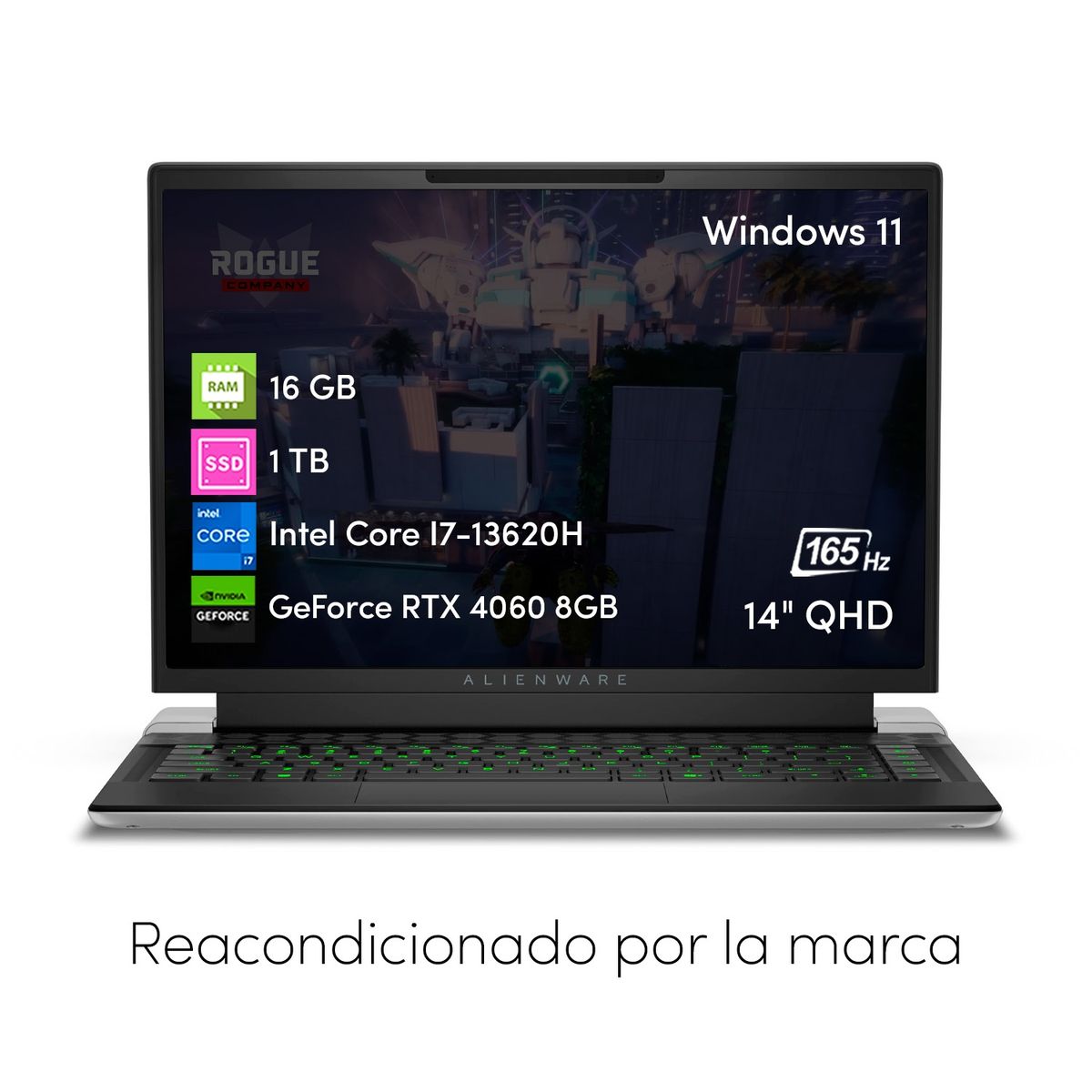 DELL - Dell Alienware X14 R2 i7 13va 16GB 1TBSSD RTX4060 8GB 14QHD
