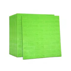 GENERICO - Pack 10 Lamina Papel Mural Autoadhesivo 3d Ladrillo 70x77