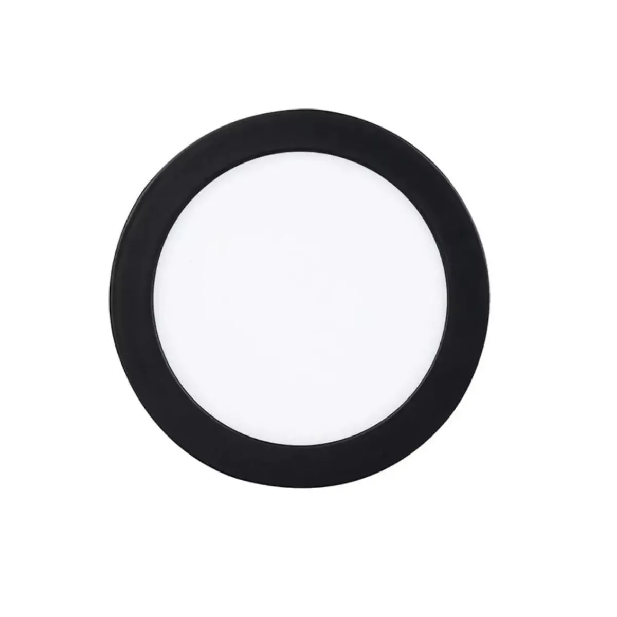 WANT - Panel Led Sobrepuesto 24w Borde Negro Luz Calida