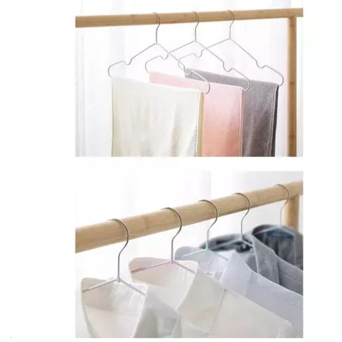 GENERICO - Ganchos, Colgadores Para Ropa Antideslizante 24 Unidades