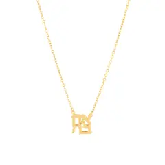 BOAZ JOYAS - COLLAR AHABA BAÑADO EN ORO