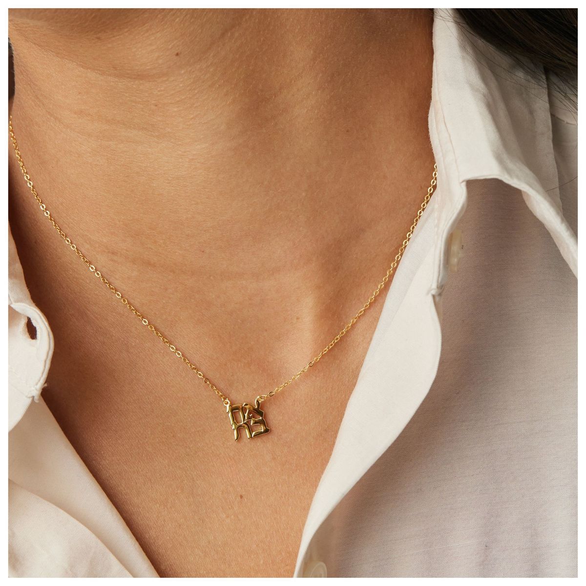 BOAZ JOYAS - COLLAR AHABA BAÑADO EN ORO