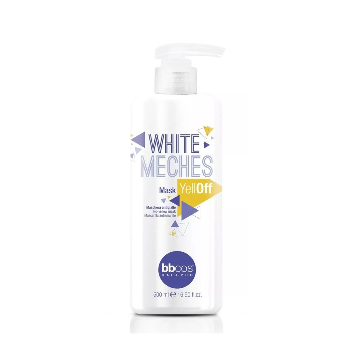 BBCOS - Mascarilla capilar anti-amarillo White Meches 500 ML.