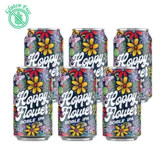 BARCELONA BEER COMPANY - Pack 6 Cervezas Hoppy Flower Doble IPA Gluten Free 330cc