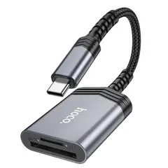 HOCO - Lector de tarjetas SD UA25 USB-C 2TB 480Mbps
