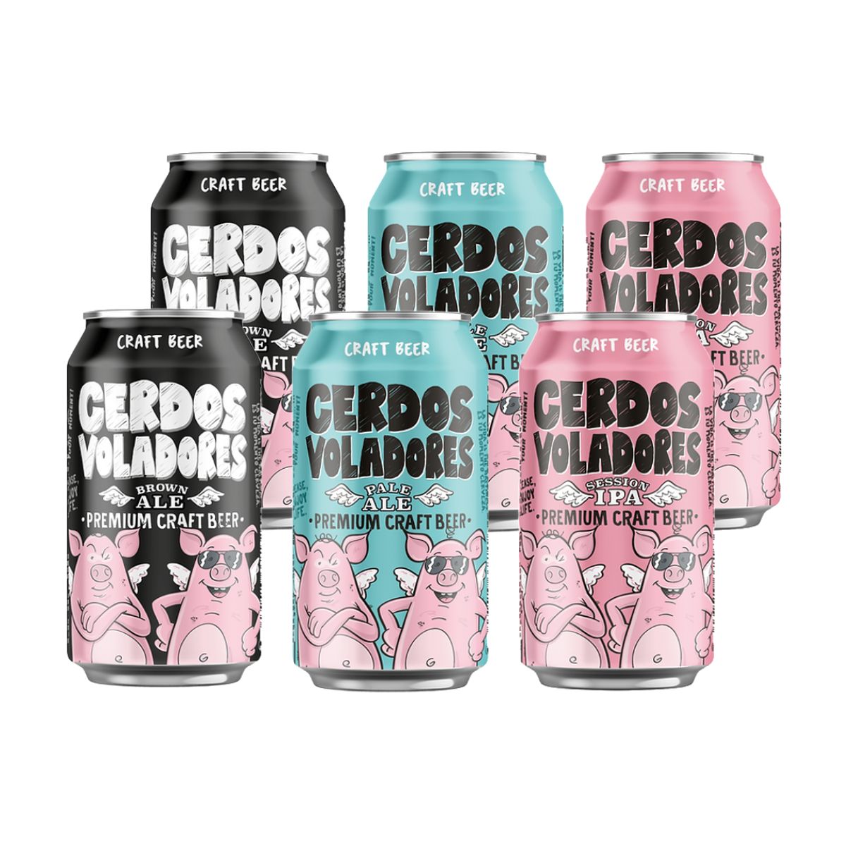 BARCELONA BEER COMPANY - Pack 6 Cervezas Cerdos Voladores