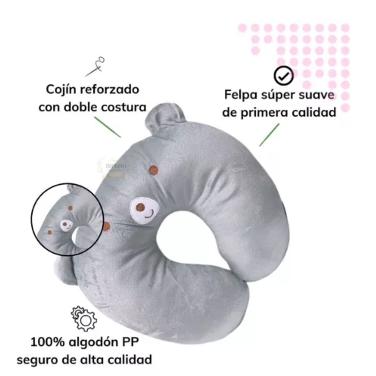 GENERICO - Almohada Viaje Cojín Cervical Almohada De Cuello Cojin Viaje