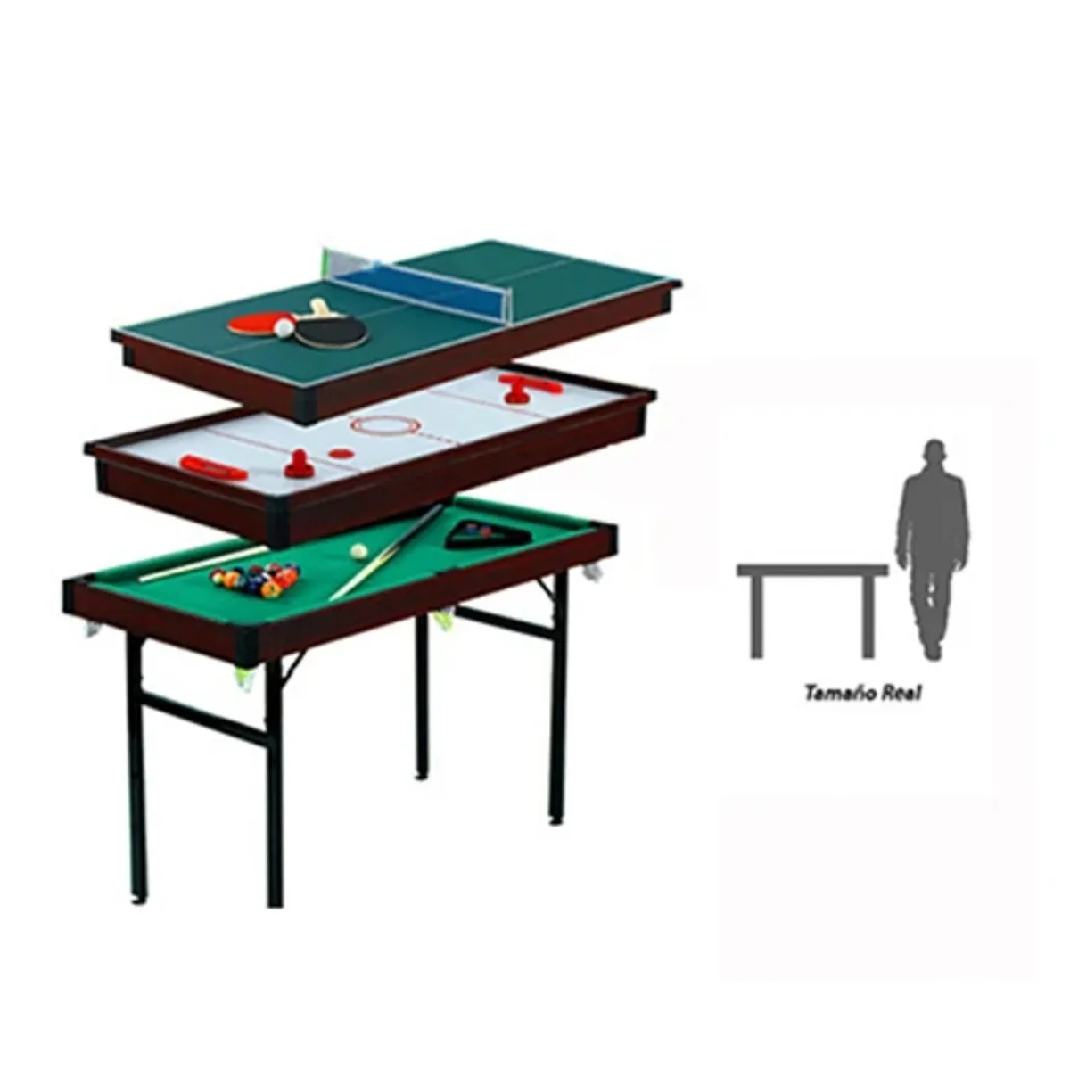 KIDSCOOL - Mesa De Juego Múltiple 3 En 1