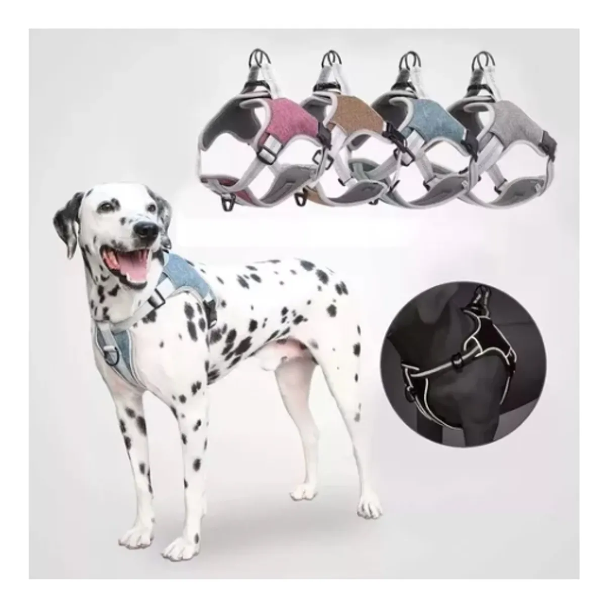 GENERICO - Arnés Anti Tirones Acolchados Para Perro Tallas S A Xxl