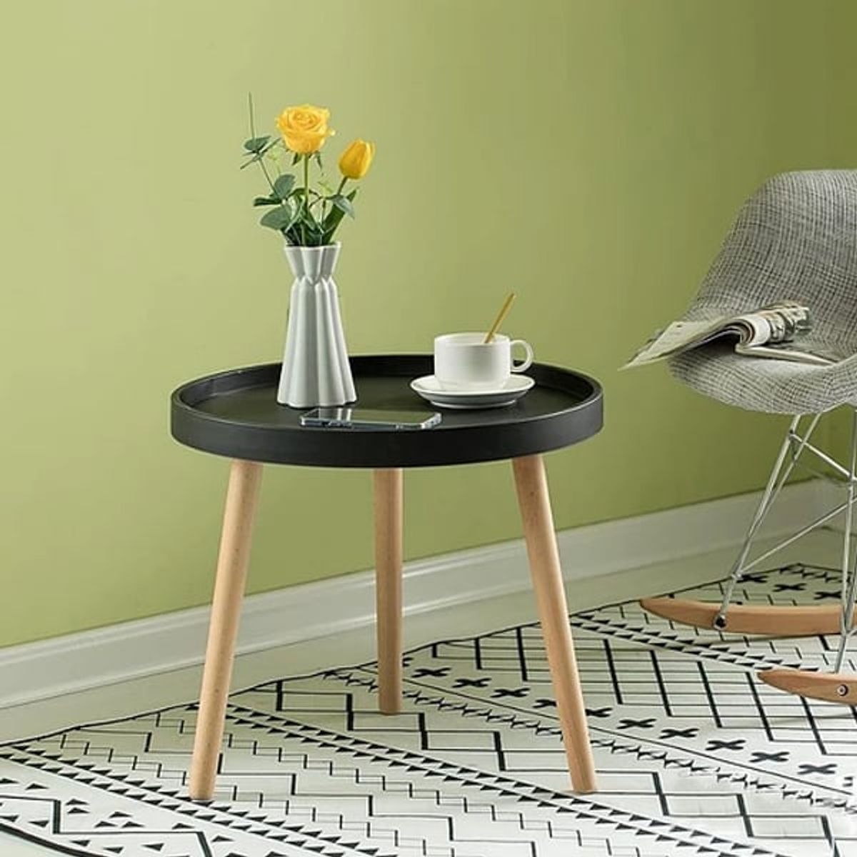 CORI CORI - Mesa Lateral Eames  Negro