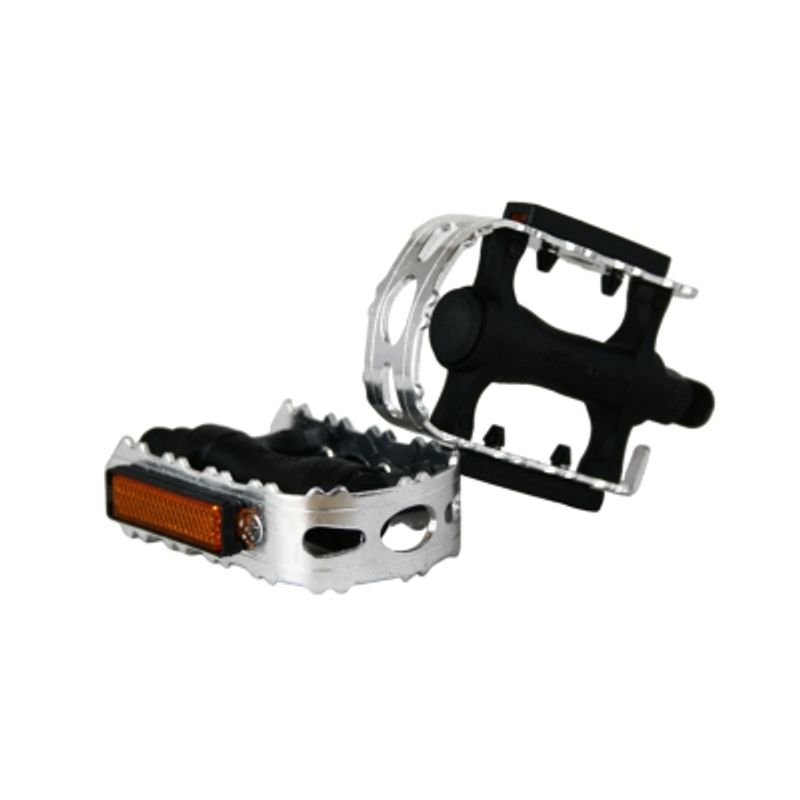 GENERICO - Par Pedales Bicicleta Universal Aluminio Antideslizante Mtb