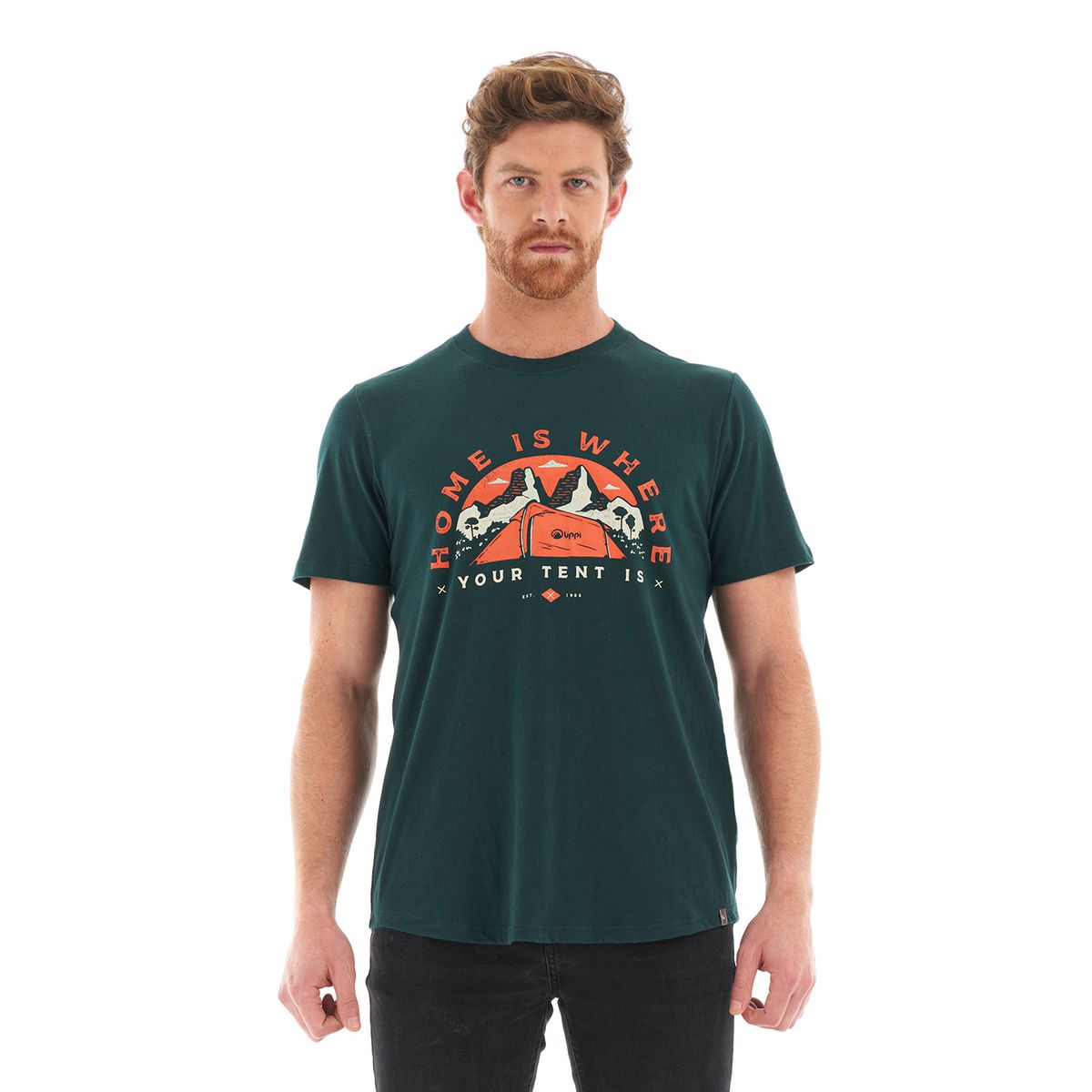 LIPPI - Polera Hombre Heritage UV-Stop T-Shirt Turquesa Oscuro Lippi