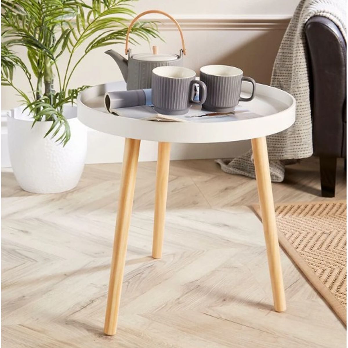 CORI CORI - Mesa Lateral Eames  Blanco