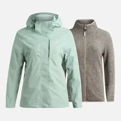 LIPPI - Chaqueta Mujer Tres Cruces Fusion-3 Hoody Jacket Jade