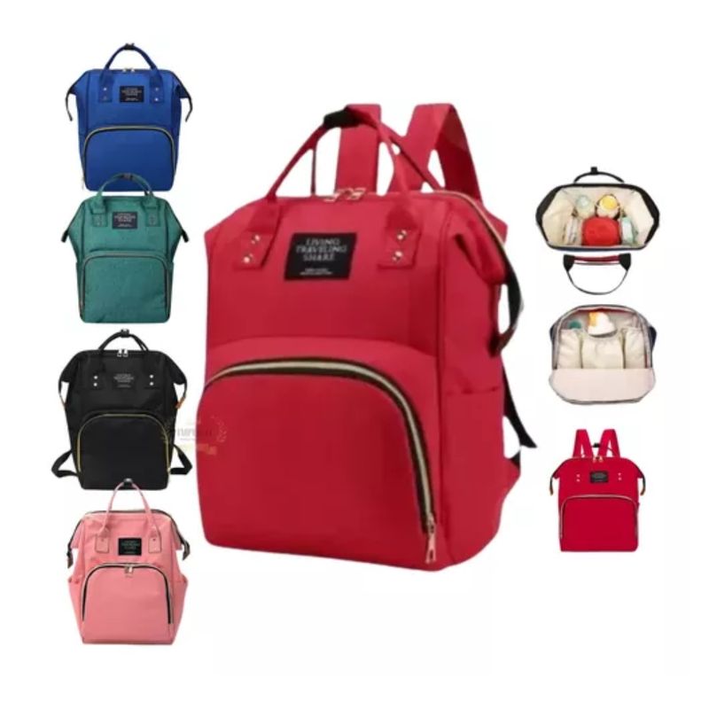 LIVING TRAVELING SHARE - Mochila Pañalera Bebé Mamá Bolso Maternal