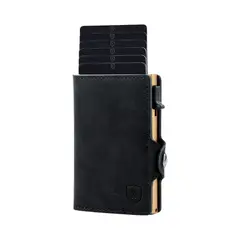 XCLUSIVE - Billetera Tarjetero Black & Gold -