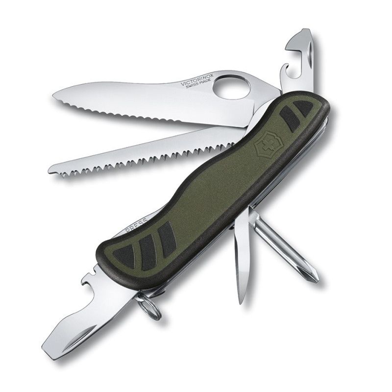 VICTORINOX - CORTAPLUMAS SOLDADO SUIZO 08 111MM VERDE VICTORINOX