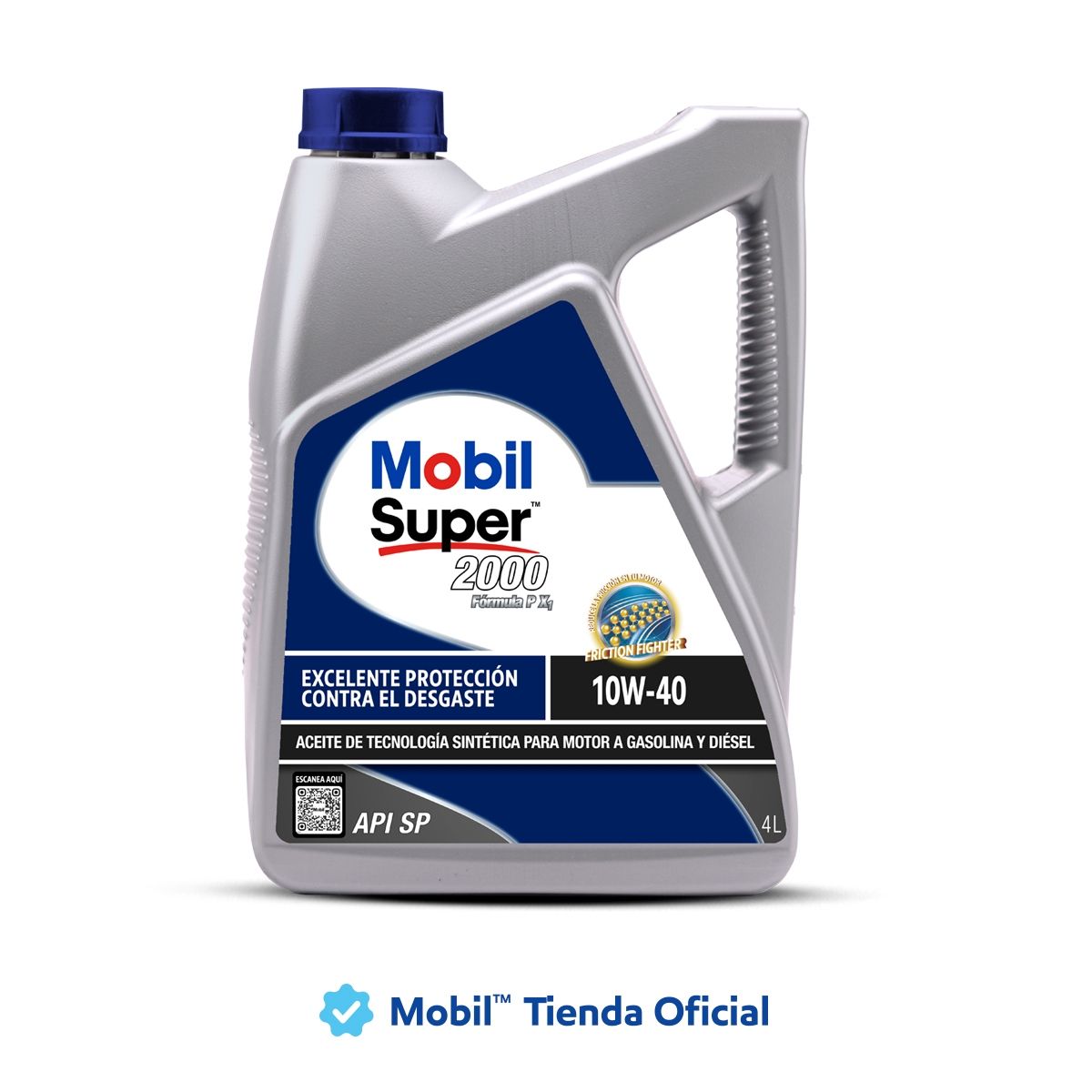 MOBIL - MOBIL SUPER 2000 FORMULA P X1 10W-40, 4LT + Jockey de regalo