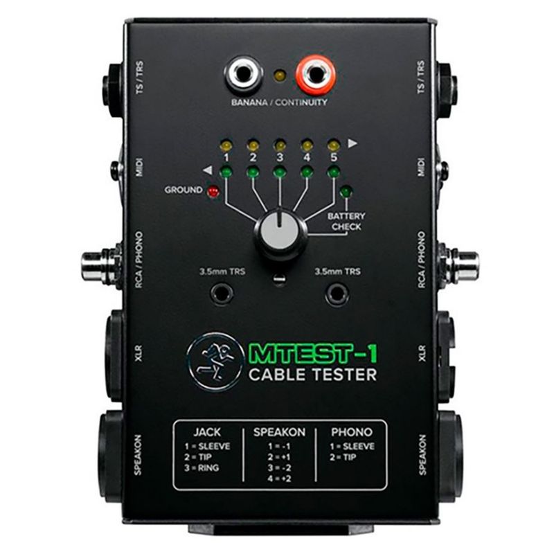 MACKIE - Testeador de Cables Profesional Mackie MTEST-1