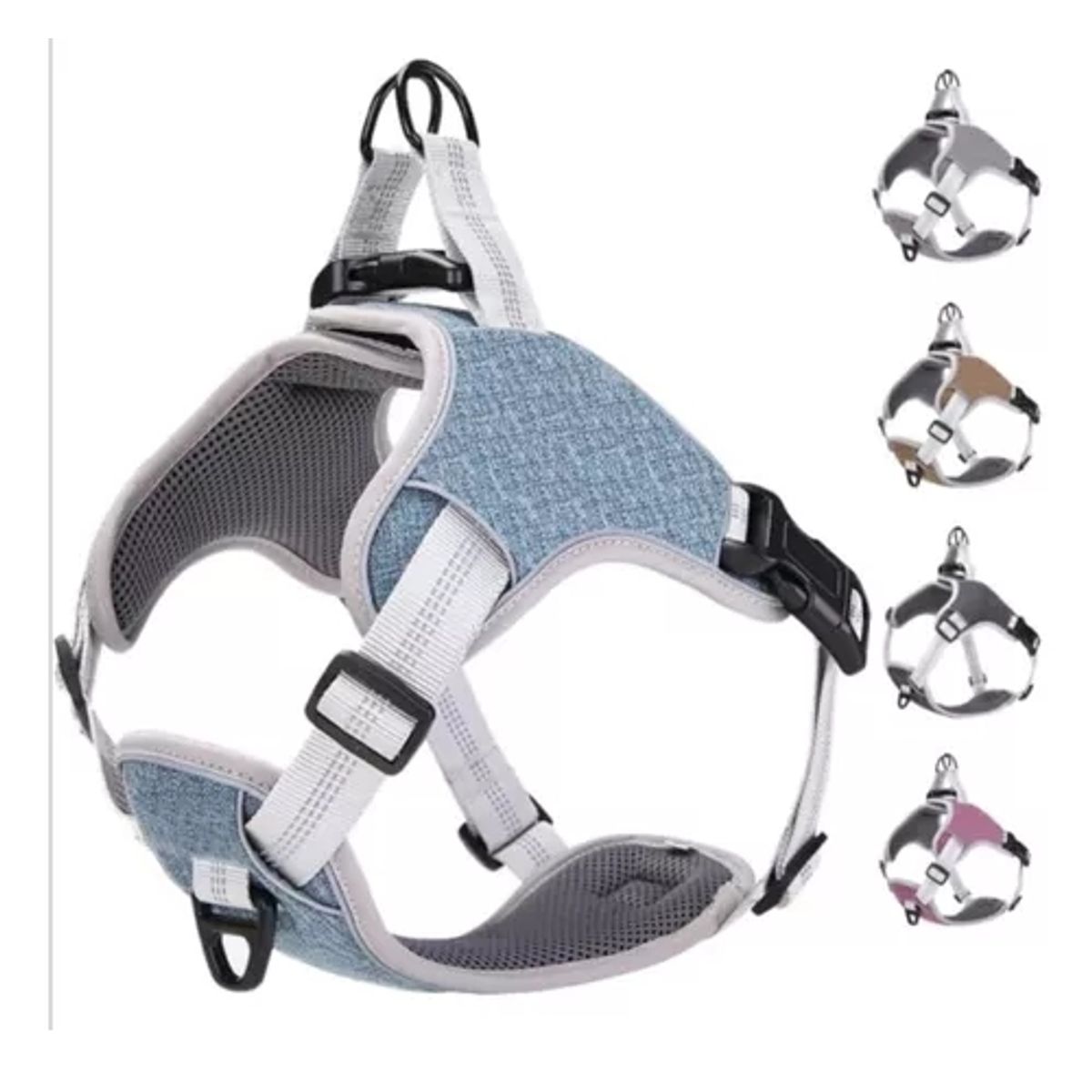 GENERICO - Arnés Anti Tirones Acolchados Para Perro Tallas S A Xxl