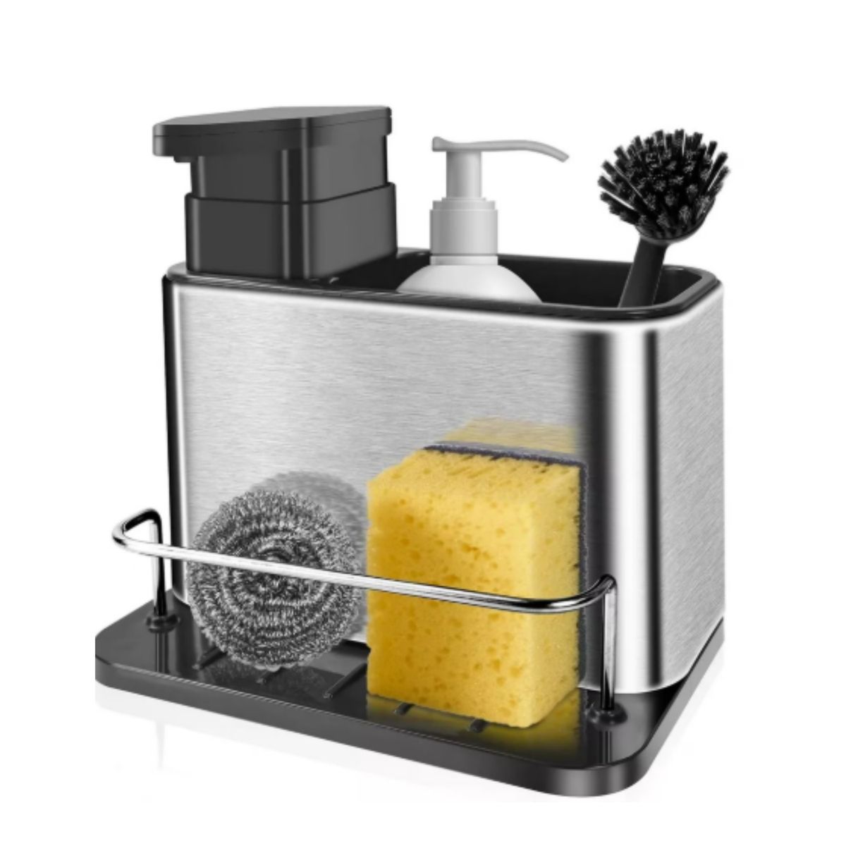 GENERICO - Dispensador De Lavalozas Jabón Y Porta Esponja Organizado