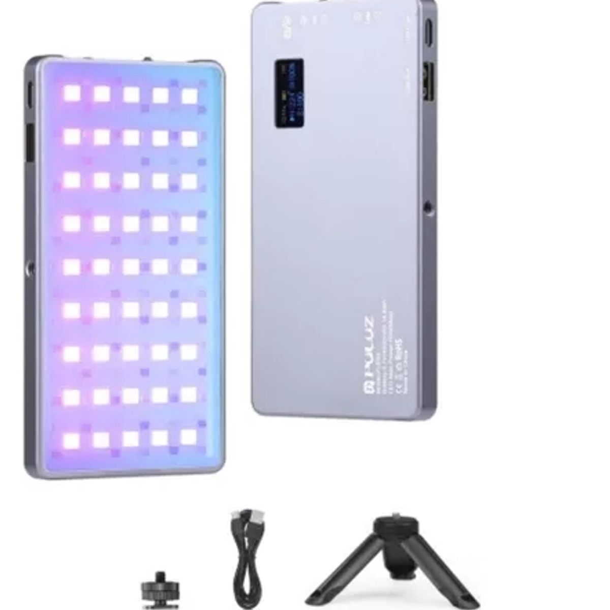 GENERICO - Foco Panel Led Rgb Fotografía Video Batería Recargable