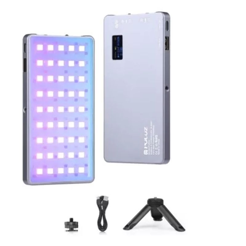 GENERICO - Foco Panel Led Rgb Fotografía Video Batería Recargable