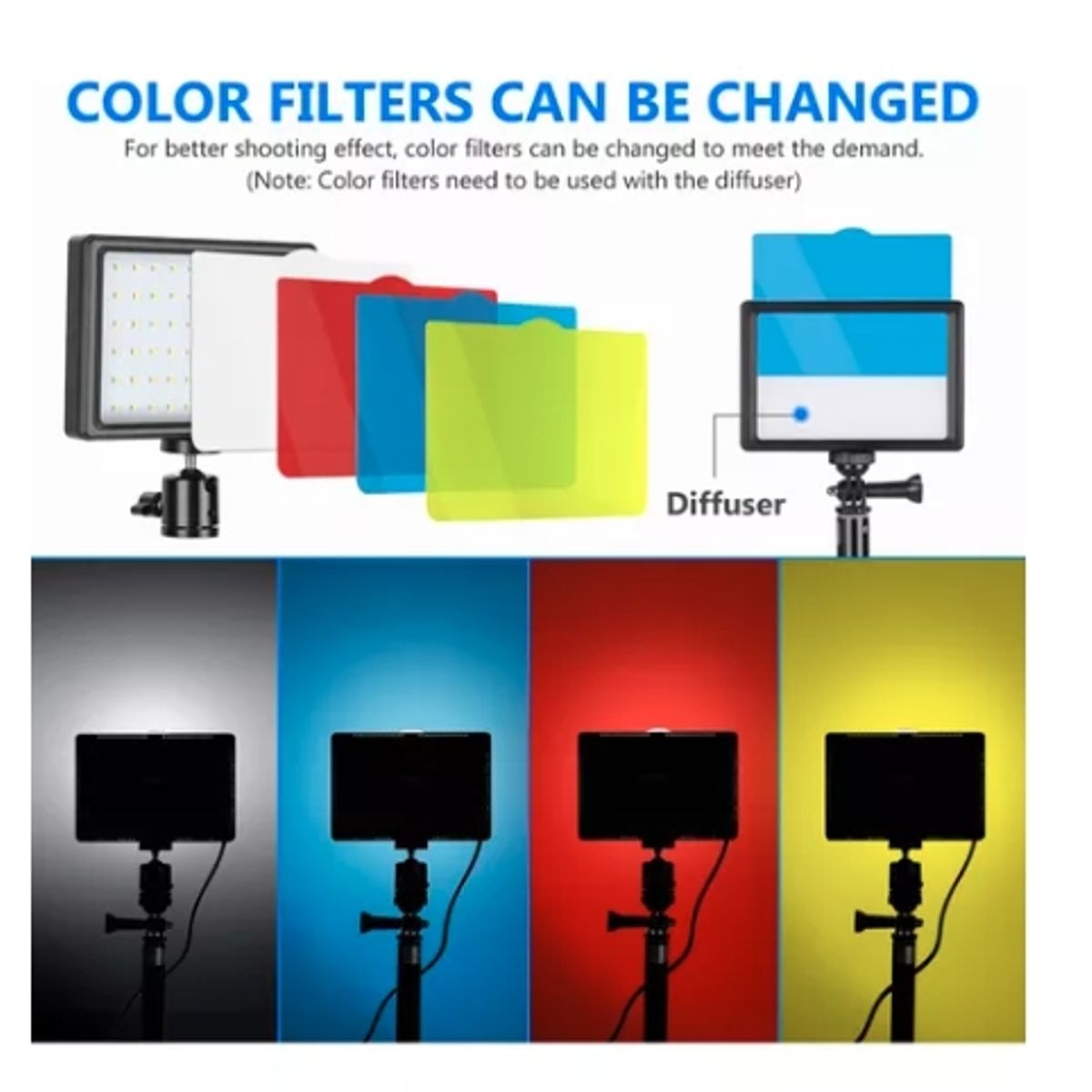 GENERICO - Neewer Luz De Video Led 2 Packs Kit Y Control Remoto Y Bolsa