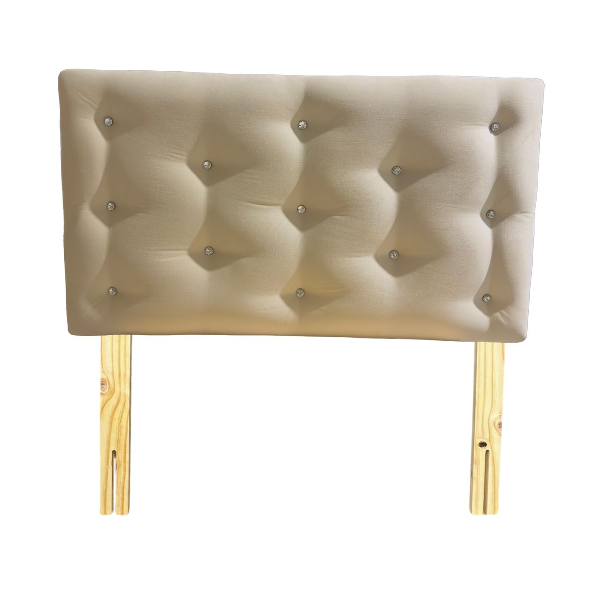 GENERICO - Respaldo 1 1/2 Crudo Felpa Diamante Muebles Rimar