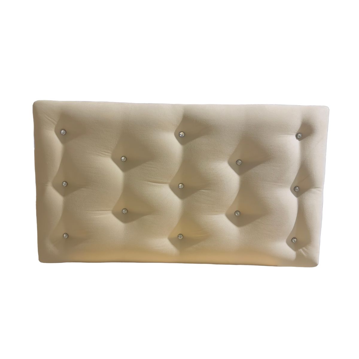 GENERICO - Respaldo 1 1/2 Crudo Felpa Diamante Muebles Rimar