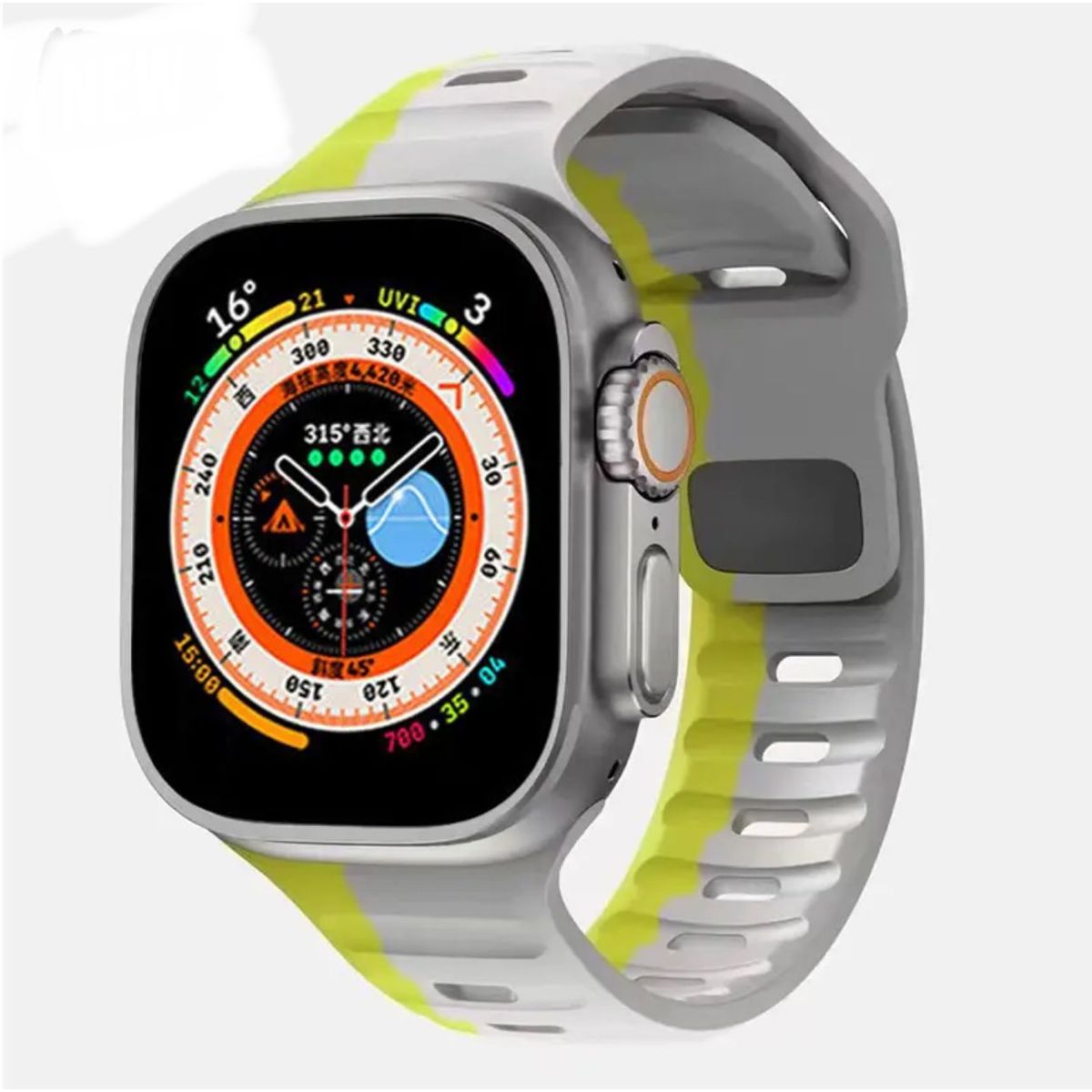 GENERICO - Correa ultra pro compatible con Apple Watch 44-45-49mm