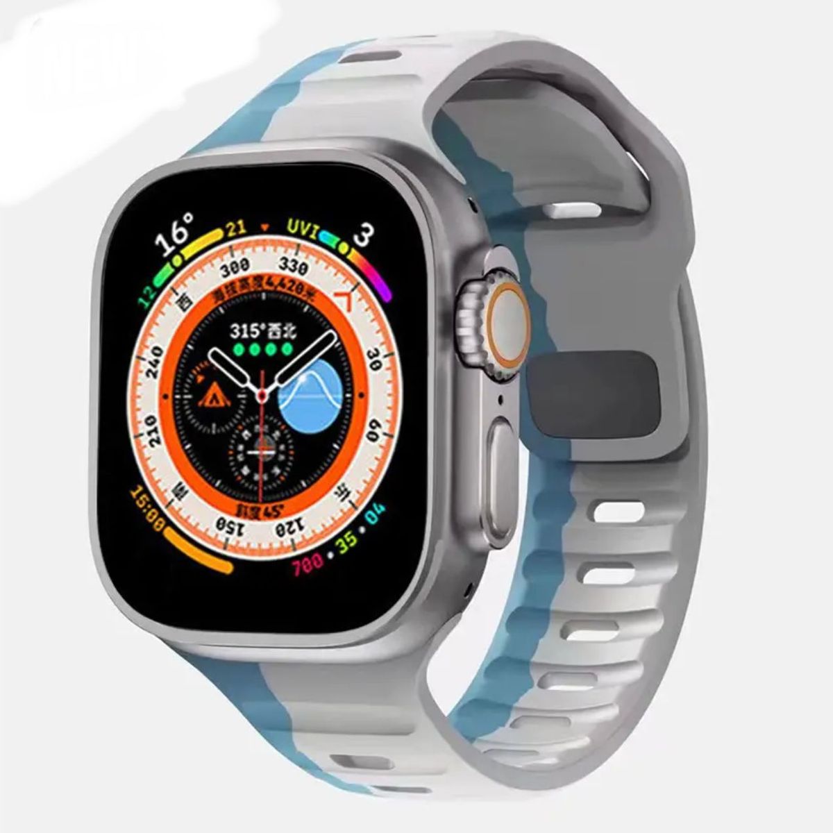 GENERICO - Correa ultra pro compatible con Apple Watch 44-45-49mm